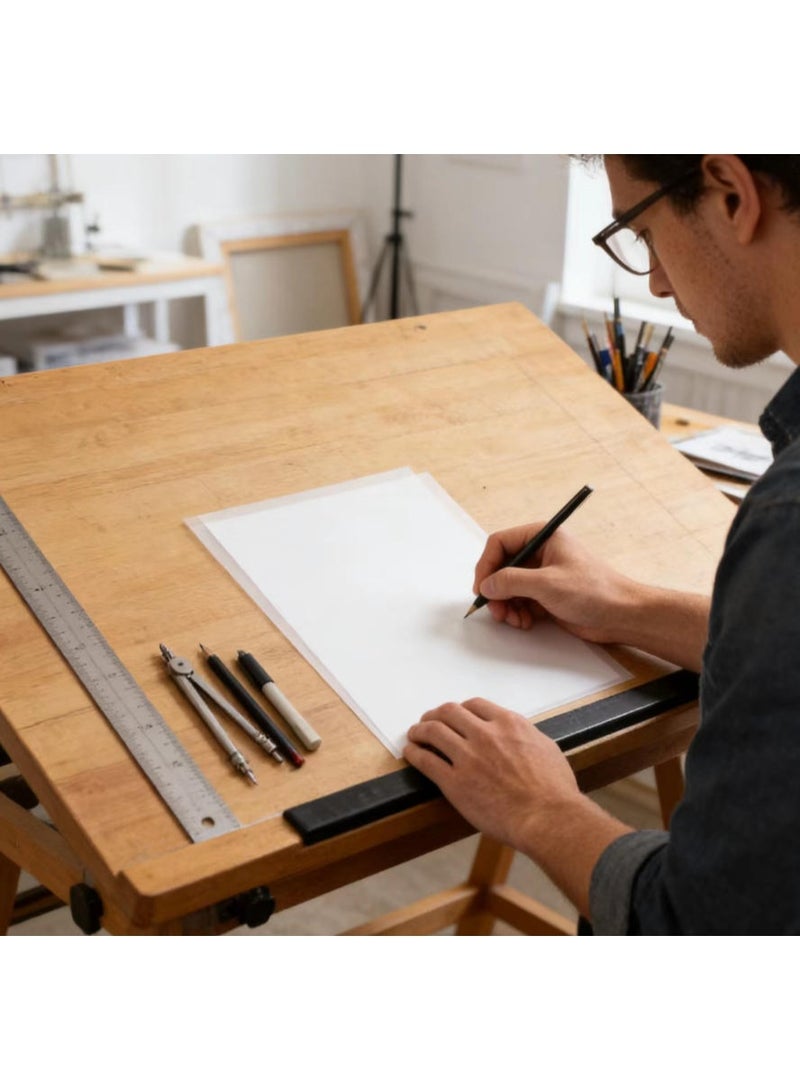 Mordely A5 Tracing Paper - 20 Sheets, Semi-Transparent Sketch Paper for Drawing, Drafting, Design & Transfer Projects - Image 4